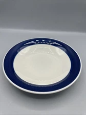 Vintage Rorstrand Hertha Bengtsson Koka Blue Rimmed Soup Cereal Bowl 8" MCM