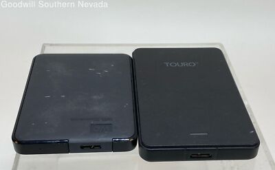 Assorted Lot of 2 External Portable Hard Drives (1TB + 500GB) | eBay