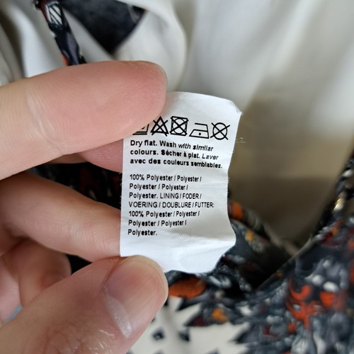 River Island Womens Jumpsuit Size 12 Multicoloured Sleeveless Straps Pockets - Picture 12 of 12