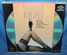 Getting It Right Laserdisc 1989 MCEC Virgin Home Entertainment Video Laser Disc