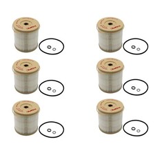 6x New 2040PM 30 Micron Fuel/Water Separator Filter Element For Racor 900 Series
