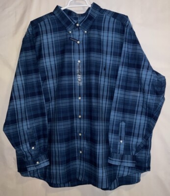 NWT Men's Polo Ralph Lauren Performance Stretch Flannel Blue