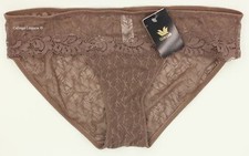 NWT Wacoal 843295 "Vivid Encounter" Lace Bikini Panty, Brown Taupe 213 , S