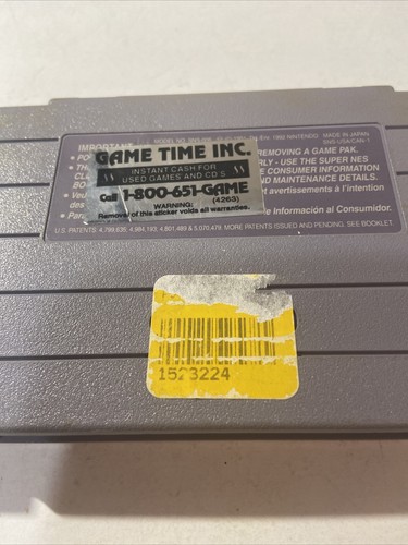 Tiny Toon Adventures: Buster Busts Loose (Super Nintendo, 1993) SNES | Authentic - Picture 5 of 5
