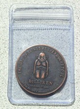BILLIKEN Lucky Coin Token Pocket Piece Good Luck 1908 Chicago Unknown Vintage 