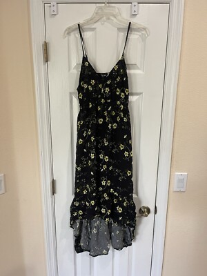 new look grey floral dress New Look chiffon midi dress in grey pattern main image 0