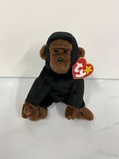 BNWT Ty Beanie Babies Congo The Monkey Retied 1996 Soft Toy Plush NEW With Tag