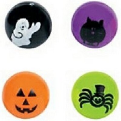 12 Stück - Halloween Hüpfbälle