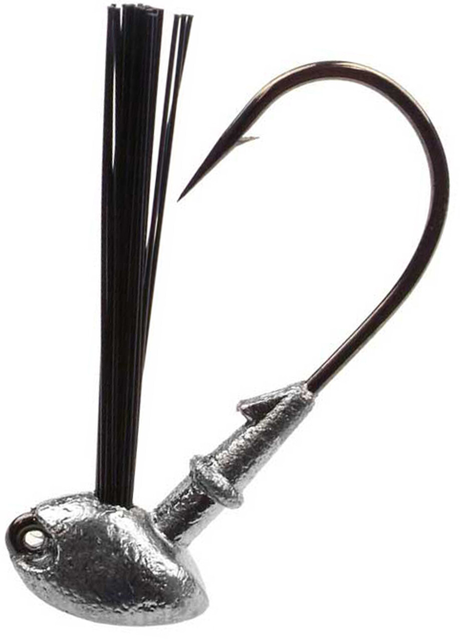 10 BRUSH JIG Swim Jig Heads Weedless Jigs 1/4oz 3/8oz 1/2oz Pick weight + Hook eBay