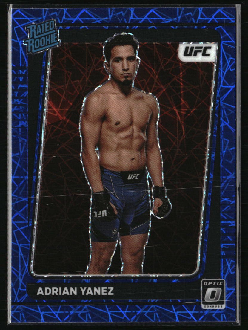 2022 Donruss Optic UFC #105 Adrian Yanez Blue Velocity