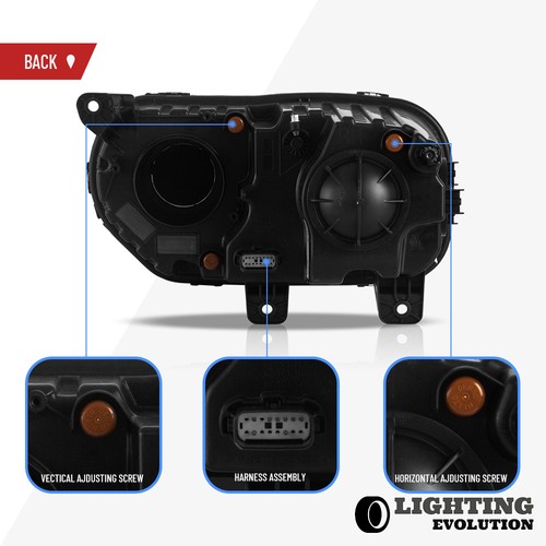 Faros LED RGB para Dodge Challenger R/T SRT Hellcat SXT SE 2015 2016-2022 - Imagen 11 de 19