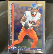 Topps 2025 Chrome Marvin Mims Jr. #87 Denver Broncos NFL Football Card