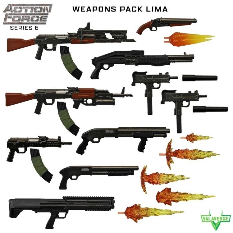 Valaverse Action Force Weapons Pack Lima | eBay