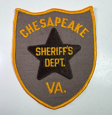 Chesapeake Sheriff Virginia Patch B4