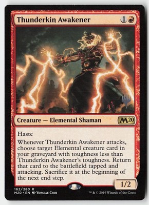 Thunderkin Awakener #162 (LP) Core Set 2020 PPM20 Magic MTG