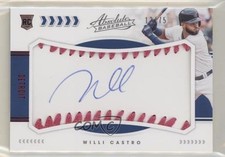 2020 Panini Absolute Pink 12/75 Willi Castro #126 Auto 4z8