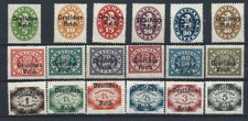 Allemagne Empire Service N°15A/15T** (MNH) 1920 - Tp de Bavière surchargés