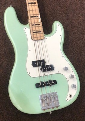 Fender Deluxe Precision Bass Special Seafoam Green Metallic Electric - USED