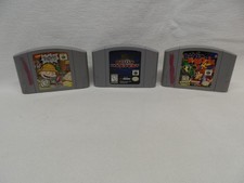3 Nintendo 64 Game Cartridges Only Rugrats Body Harvest Bandjo-Kazooie Untested