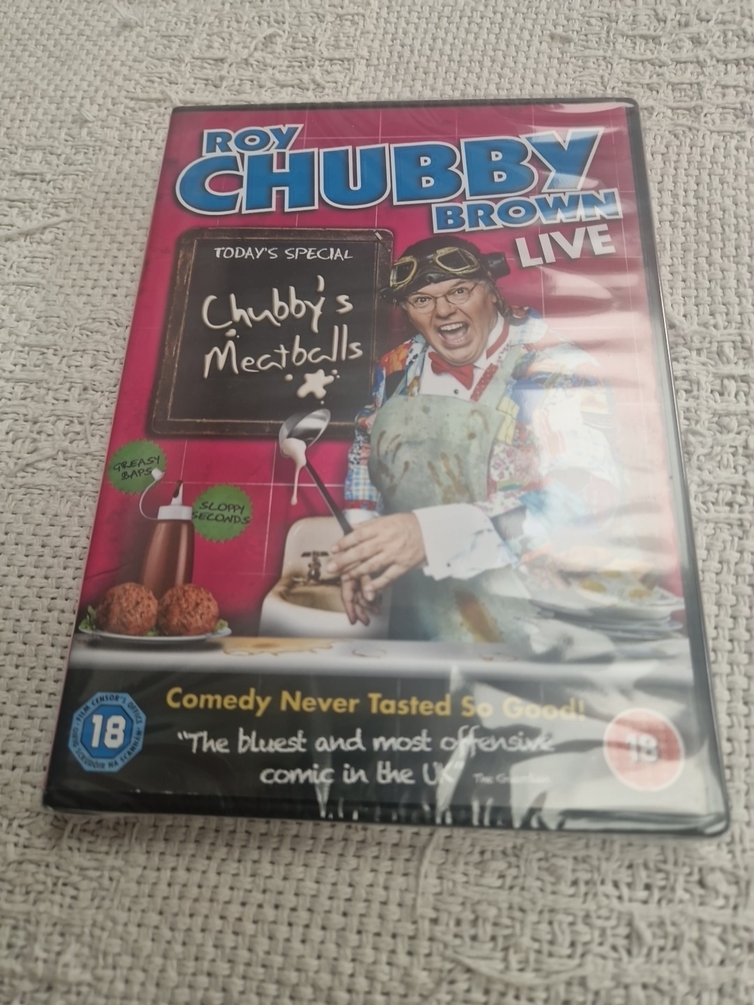 ROY CHUBBY BROWN LIVE - CHUBBY'S MEATBALLS DVD Stand-Up Comedy NEW SEALED
