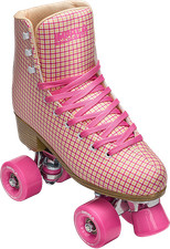 IMPALA SIDEWALK SKATES PINK/TARTAN-SIZE 5