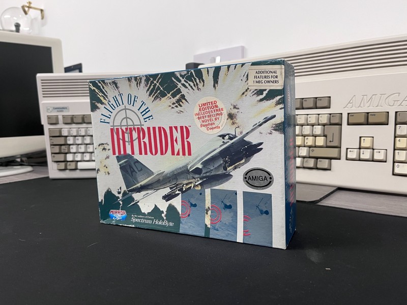 Flight Of The Intruder Commodore Amiga Big Box Limited Edition Tested Manual Nov