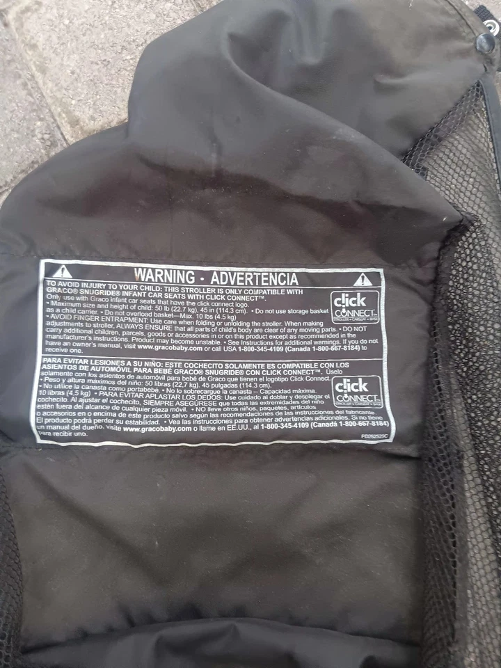 CESTA INFERIOR Graco FastAction plegable Jogger.  Foto 3 de 4