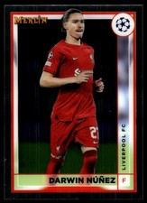 Darwin Núñez 2022-23 Merlin UEFA Club Competitions #86 Liverpool Soccer READ