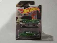 Hot Wheels  58 Ford Thunderbird 910 Green  Hot Wheels Garage  Sealed