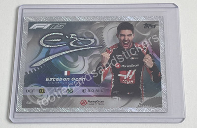 Turbo Attax 2025 #68 Esteban Ocon SIGNATURE STYLE Topps   EXKLUSIV