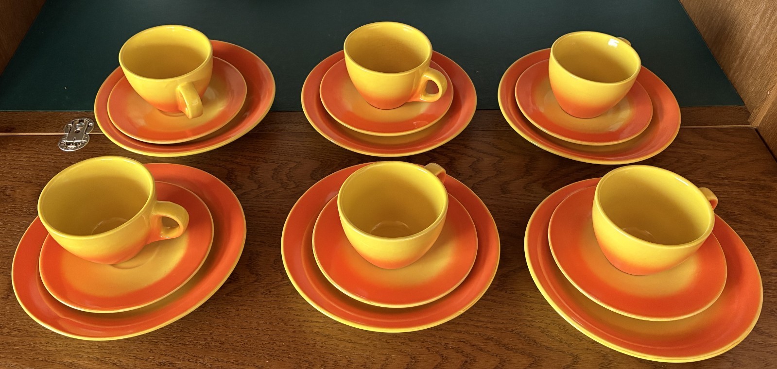 6 Kaffeegedecke - Royal Five Stars - Feinsteinzeug Retro - 7426 (26)