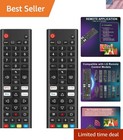 Compatible Pack of 2 LG Universal Remotes - No Programming Required, Fast Access