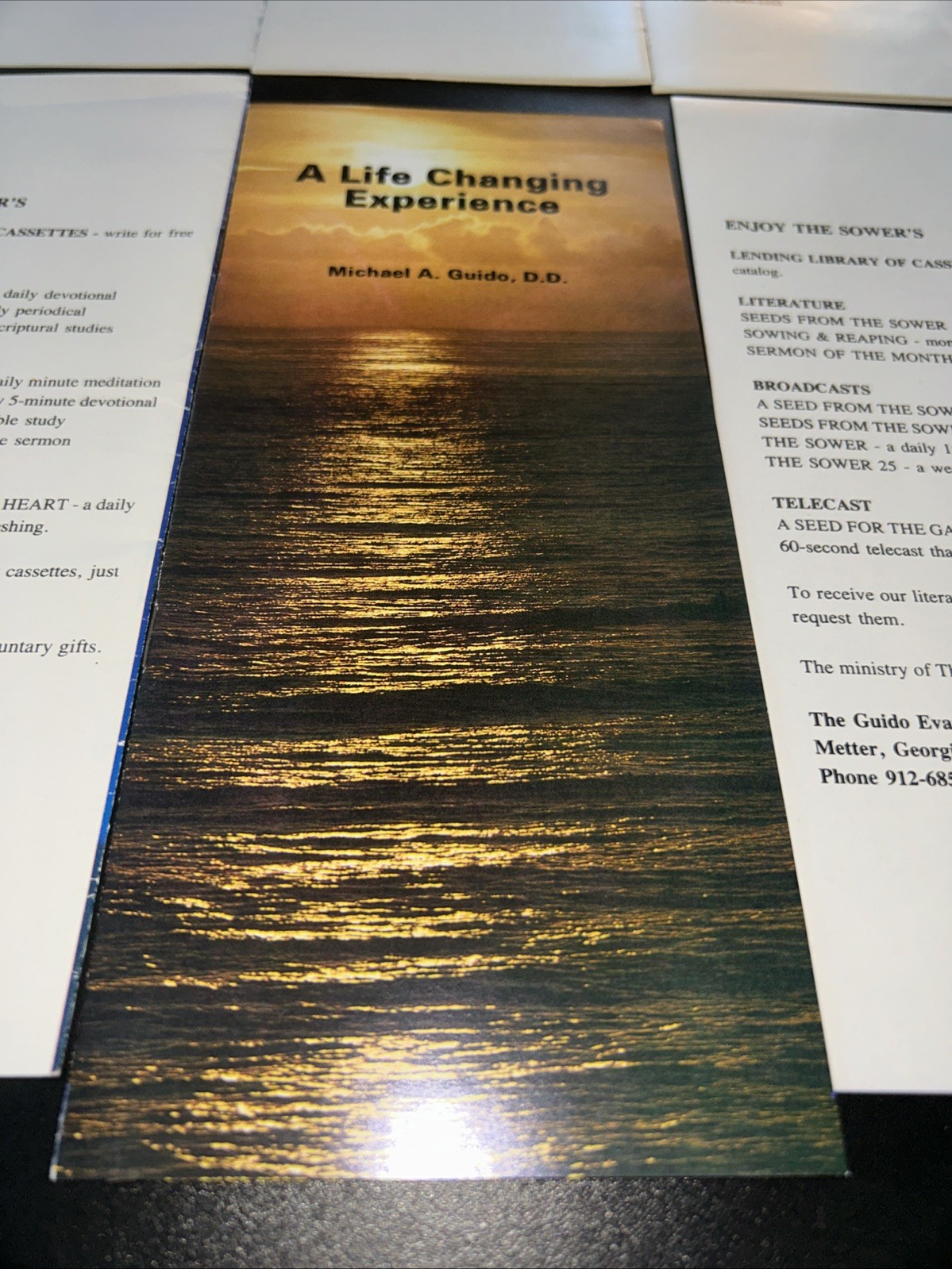 VTG 1990's Lot- 12 Guido Ministries  Inspirational Booklets Religious Pamphlets