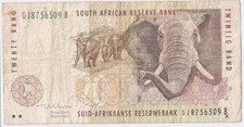South Africa 20 Rand  ND (1999) Elephants
