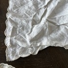 Vintage Crochet Doily Beige/White Square/round Lot of 4 Linen/cotton — photo 5