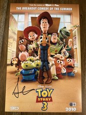 Andrew Stanton ‘Toy Story 3’ Movie Writer Signed 12x18 Photo Beckett Three