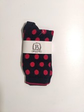 b studio -women's socks - multi color- Cotton Blend - Made in USA  J1 