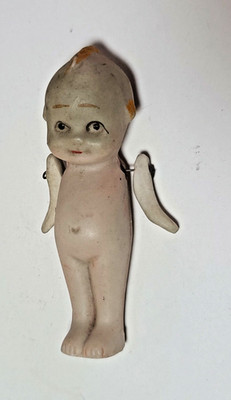 Vintage Occupied Japan Dress Americana Kewpie Baby Doll Porcelain Bisque Figure