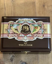 MY FATHER CIGARS Wooden Cigar Box Garcia & Garcia Hand Made Cigars MF The Judge