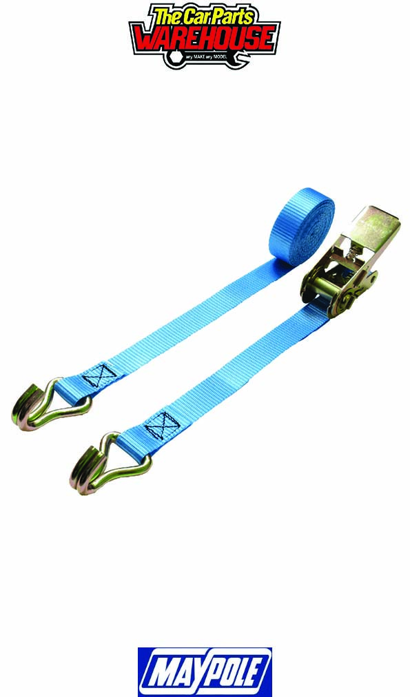 Maypole 61506 800Kg Ratchet Strap & Hook 6M