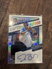 2022 Panini Donruss Optic - Optigraphs Holo Jake Brentz #OG-JB (AU, RC)