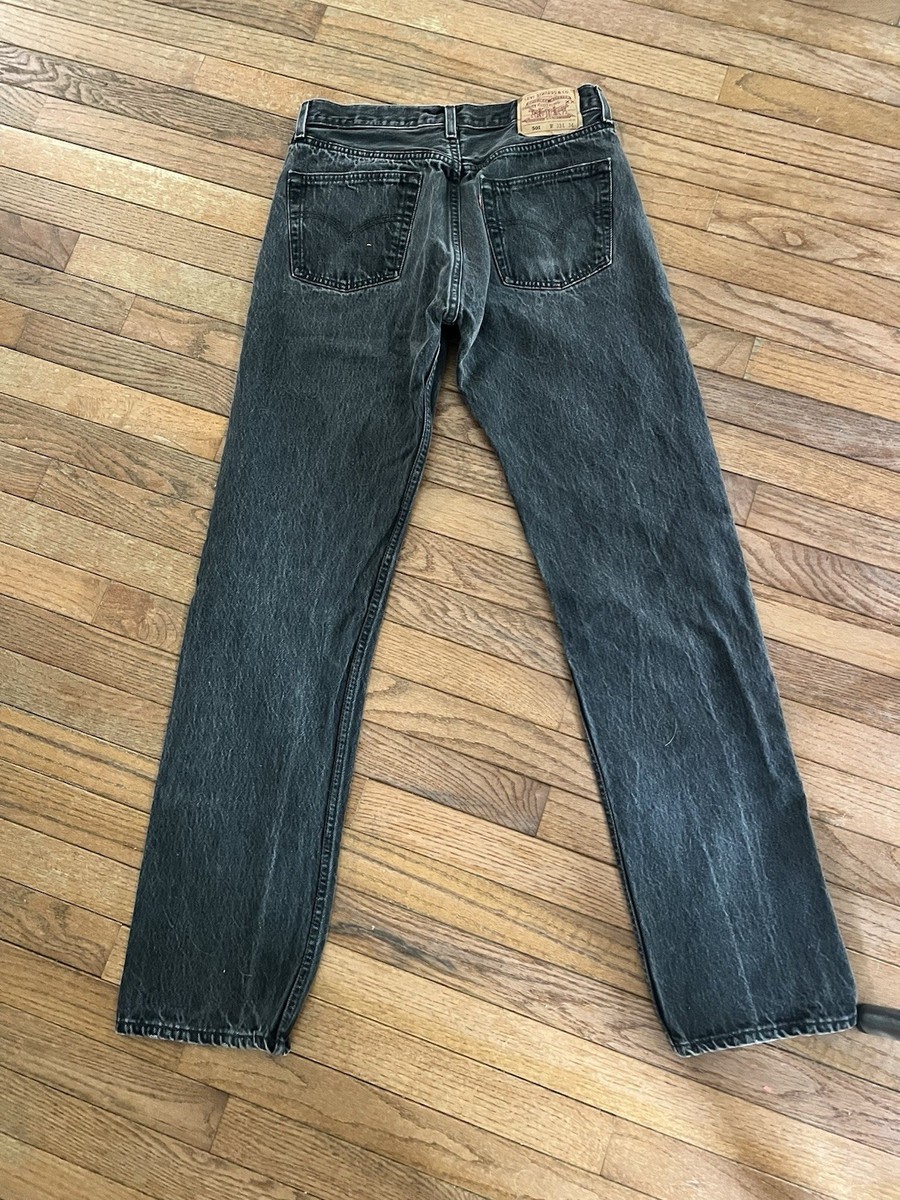 Vintage 80s 90s Levi's 501 Black Jeans – Made in USA WPL 423 (Size