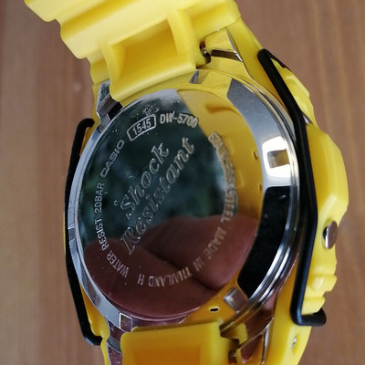 G-Shock Sting Dw-5700Y-9Jf Digital Quartz Men Casio Dw-5700 Y-9Jf