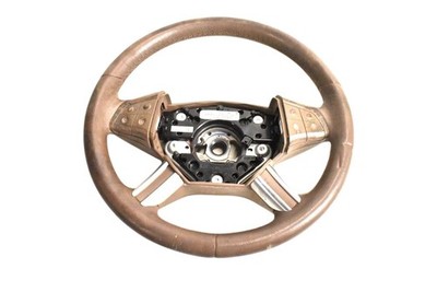 06-08 Mercedes W164 GL450 GL320 ML500 Power Steering Wheel Brown 1644605103 OEM