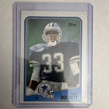 Topps 1988 Tony Dorsett #262 Dallas Cowboys NFL Football Card