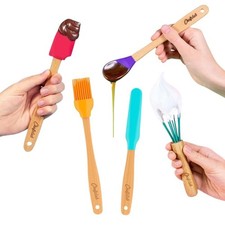 Chefclub Kids Montessori Cooking Utensil Set - Assorted, Set of 5