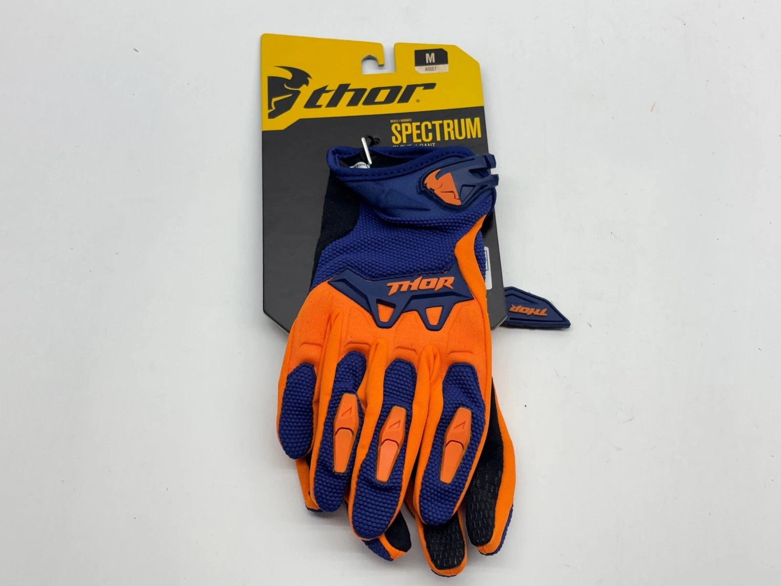 New Thor Men's Gloves Medium Black Blue Orange M Riding Hand Gear Protection MX