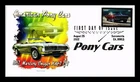 DR JIM STAMPS US COVER PONY CARS 1967 MERCURY COUGAR XR-7 GT FDC PANDA CACHET