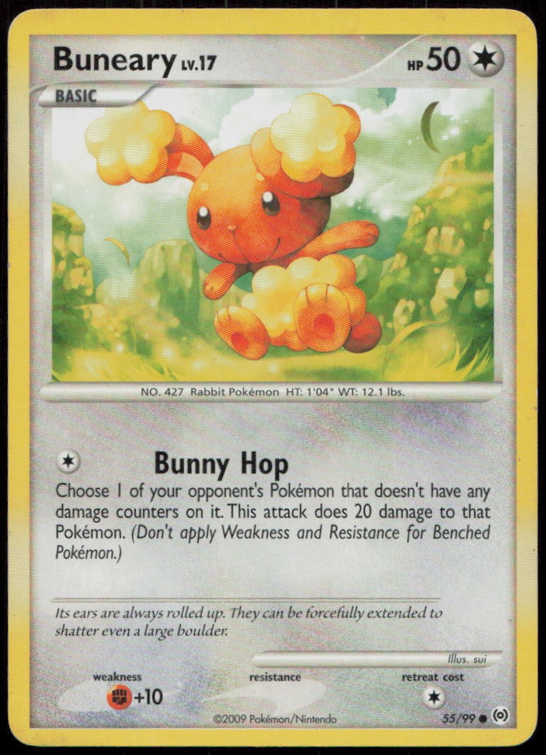 Buneary 55/99 HP Arceus Common Pokemon