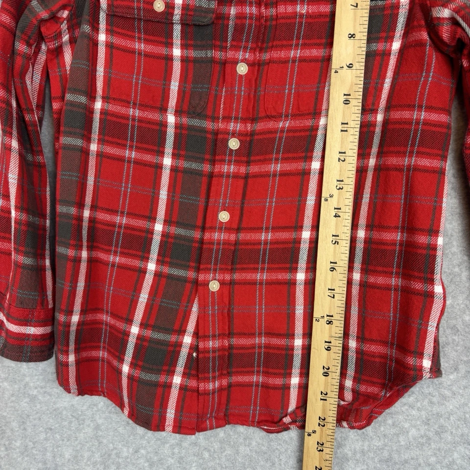 Polo Ralph Lauren Niños Talla S 8 Rojo Franela a Cuadros Camisa Preppy Vacaciones Algodón Acogedora Foto 4 de 4